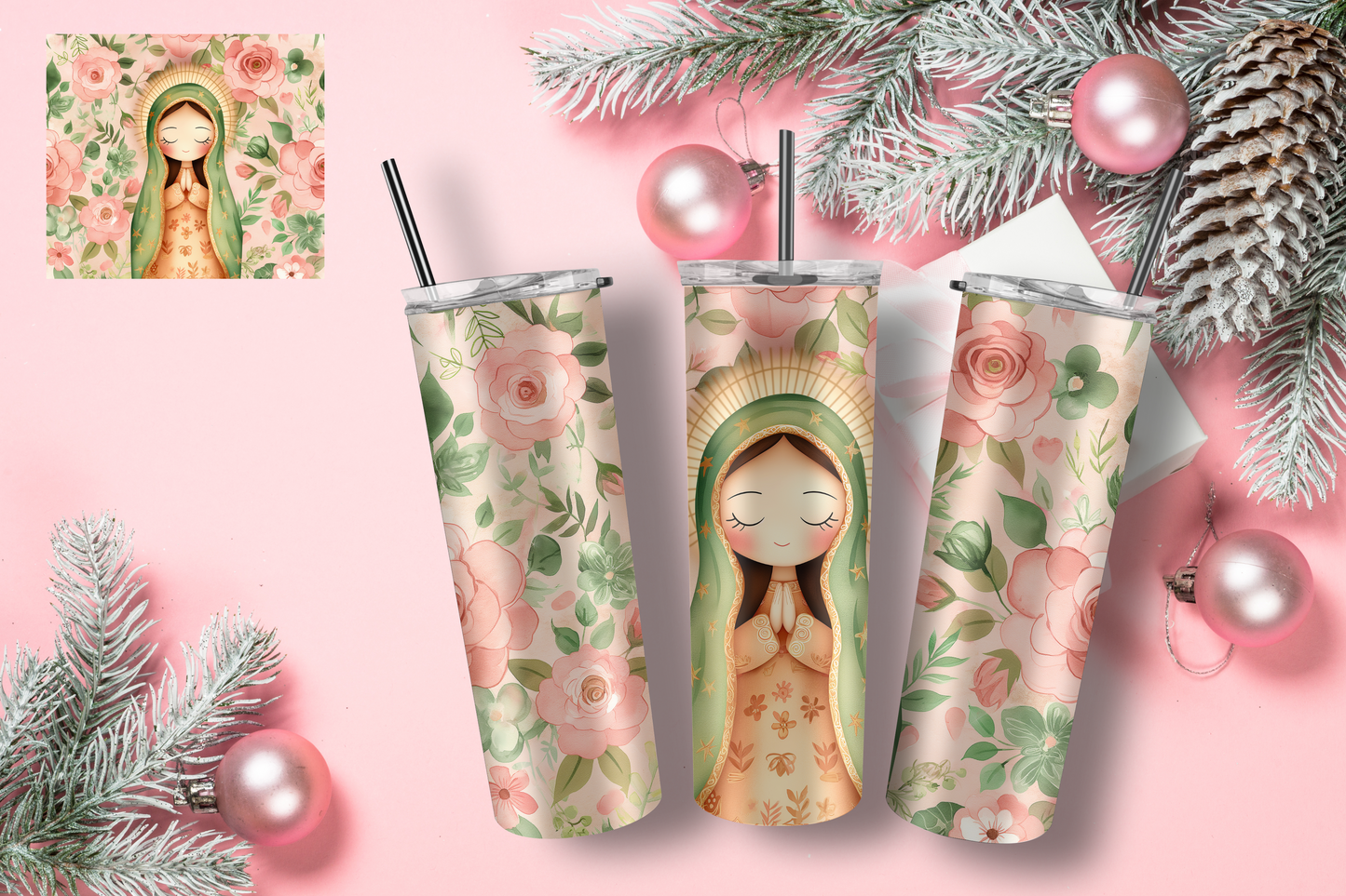 Virgen De Guadalupe 20 OZ. Tumbler