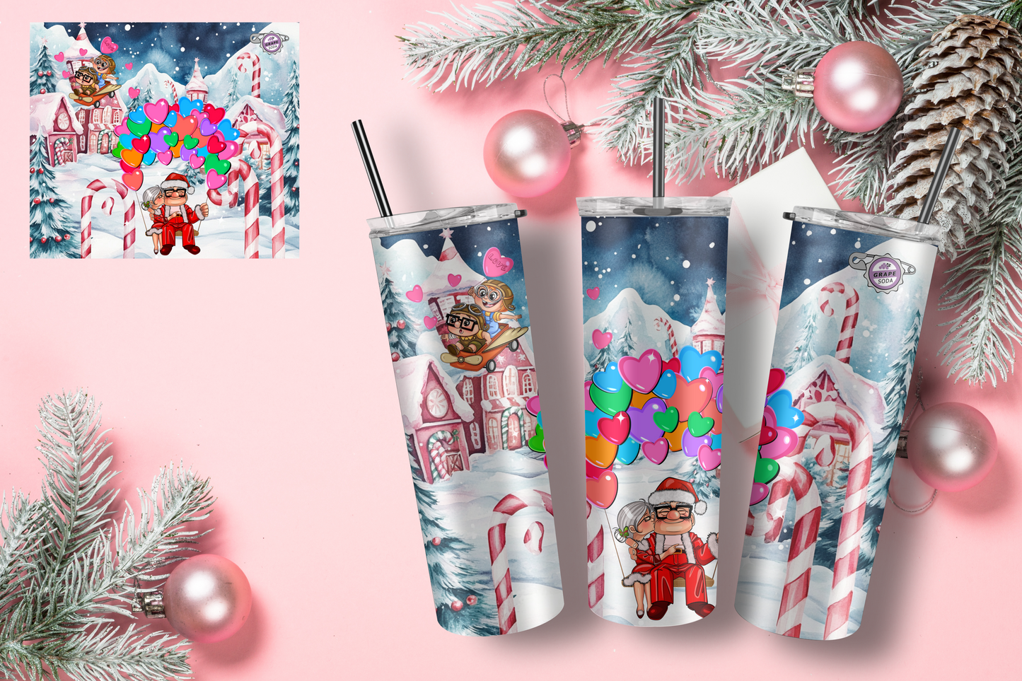 UP CHRISTMAS 20 oz. Tumbler
