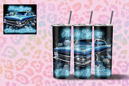 Hoops & Eyeliner 20 oz. Tumbler