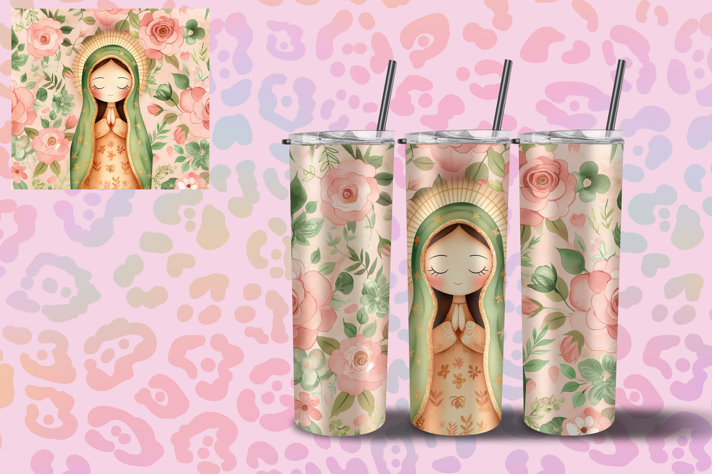 Virgen De Guadalupe 20 OZ. Tumbler