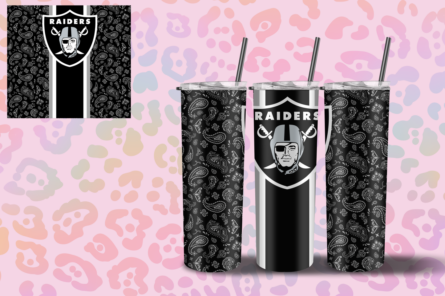 Raider Bandana Chicano 20 oz. Tumbler