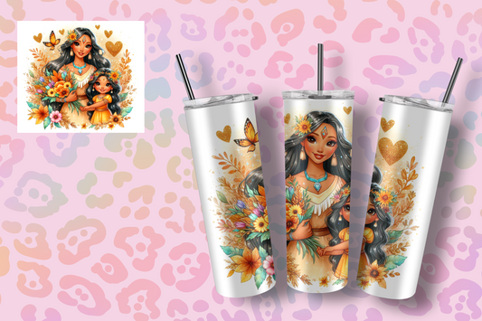 Mama & Mini Pocahantas 20oz. Tumbler