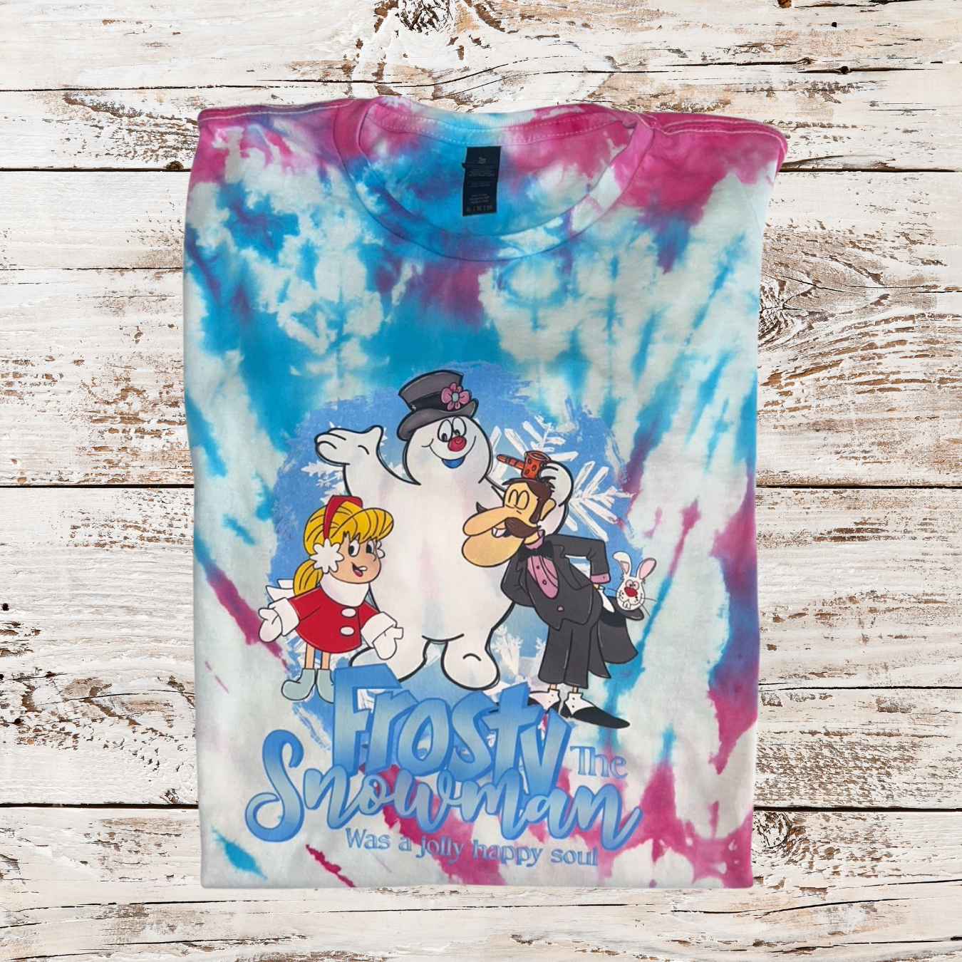 Snowman Tyd-dye Tee