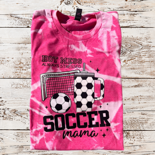 Soccer Mom Bleached Tee